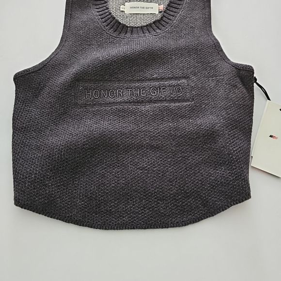 Honor The Gift Women's Gray Vest - Picture 1 of 4